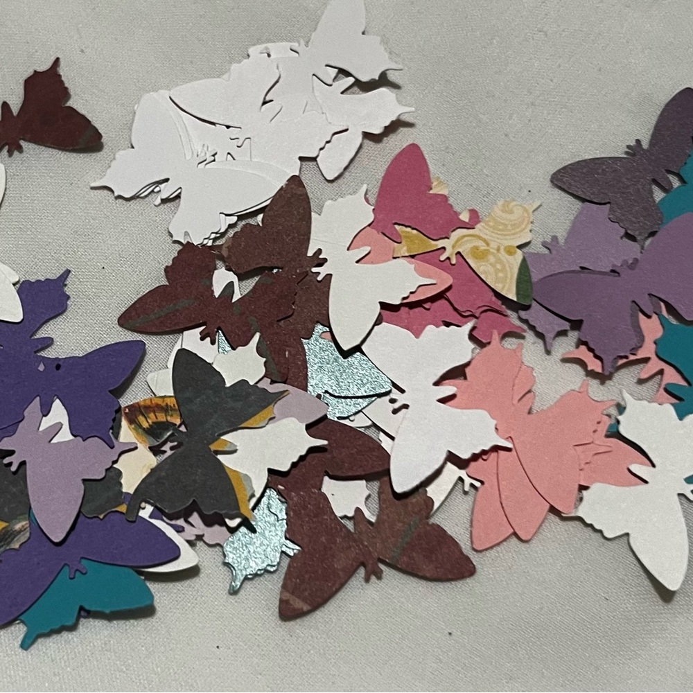 Colorful Butterfly Paper Cutouts